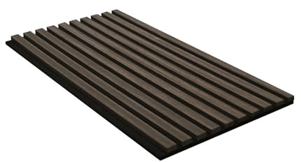 Home Deluxe Panneau acoustique SONIC Smoked Oak - 80 x 40 cm I Panneaux acoustiques en bois Panneau mural Panneau acoustique Panneau MDF Revêtement mural Aspect feutre acoustique