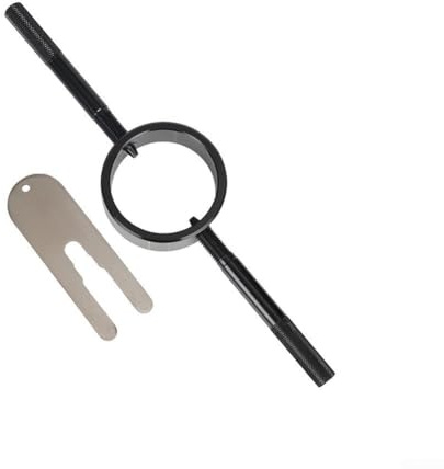 Compresseur de ressort de fourche de moto en aluminium pour fourches de vélo de rue 2002 à 2015. Compatible avec, avec outils multifonctions pour un entretien complet de la fourche (A)