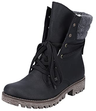 Rieker 78531, Botines Femme, Noir (Schwarz/Anthrazit 00), 42 EU