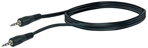 Schwaiger 2 x 3.5 mm 0.75 m 0.75 m 3.5 mm 3.5 mm schwarz Audio Kabel