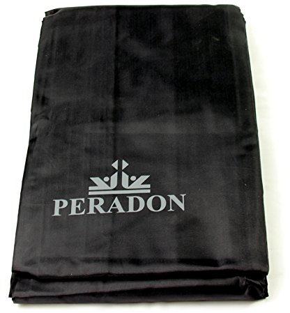 Peradon BLACK 6ft FITTED Snooker & Pool Table Dust Cover