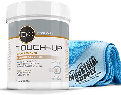 MB-11 Professional Marble Polish, Polishing Kit, Polishing Powder Etch Remover and Cleaner, Quartz Polishing Compound with Microfiber Cloth