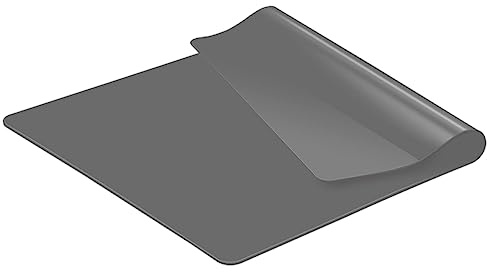 KitchenRaku Extra Large Silicone Mat for Kitchen Worktop Protector, Nonstick Heat Resistant Countertop Mat, Nonskid Placemat, Craft Mat, Table Mat (Grey, 60x80cm)