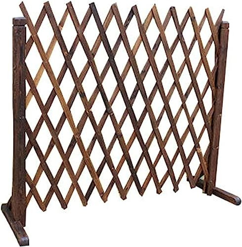 Trästaket, oberoende teleskopisk gallerbräda för utomhusbruk, staketbräda för heminredning/trädgårdsgallerdekoration/staket för husdjur (Storlek: 100 * 120cm) interesting