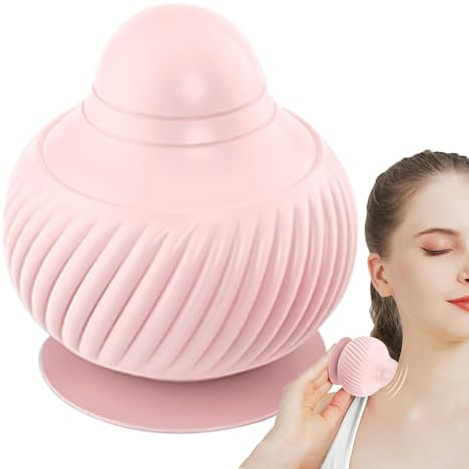 Duroecsain Sfera massaggiante per fascia, sfera in silicone per fascia, palla da fascia a punto di trigger in silicone, strumento di stretching in silicone per casa, viaggi, viaggi
