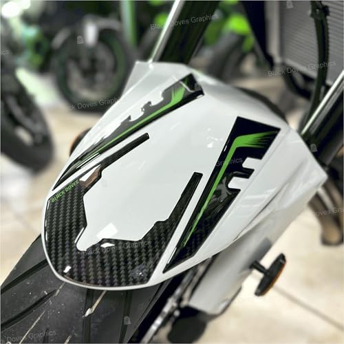 Adesivi Resinati 3D protezioni compatibili con/sostitutivo per Kawasaki Versys 650 2025 Metallic Matte Graphenesteel Gray (Protezione Parafango)
