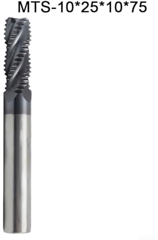 Fresa per sgrossatura in metallo duro con 4 denti, rivestimento AlTiN per resistenza all'ossidazione e stabilità dei bordi, adatta per acciaio, rame, alluminio e plastica (10 mm)