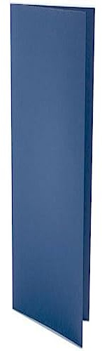 Exacompta - Ref FS290-BLUZ - Guildhall - Square Cut Folders, 349 x 242mm, 290gsm Heavyweight Manilla, Suitable for A4 & Foolscap Documents - Blue, Pack of 100
