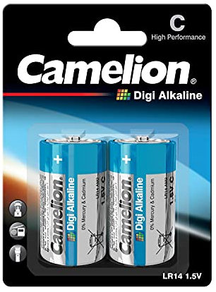 Camelion Pila ALCALINA LR 14 C Baby Digi (Pack de 2)