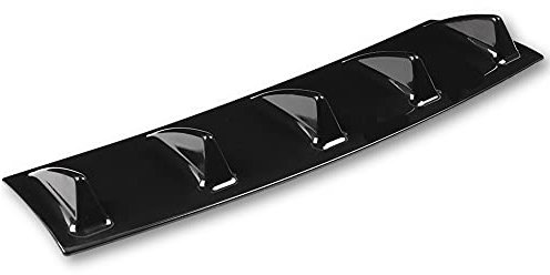 KIMISS Alerón difusor para Parachoques Trasero, Universal, diseño de Aleta de tiburón, Mejora el Flujo de Aire, lip aerodinámico