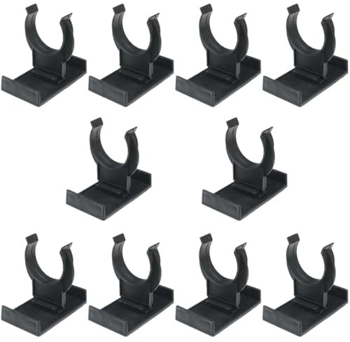 JEYORZY 10 Pezzi Ganci per Zoccolo Battiscopa Cucina, Supporti e Clip di Fissaggio