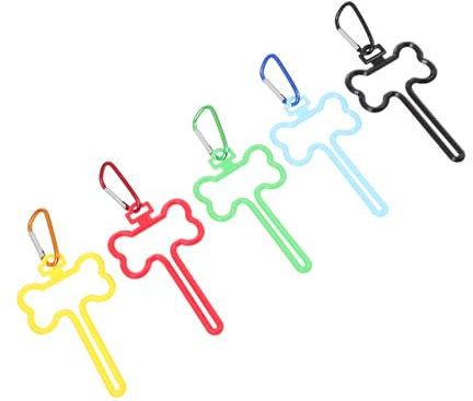 BUGUUYO 5 Stück Halter Für Kotbeutel Müllbeutelhalter Aus Hochwertigen Materialien Praktisch Und Langlebig Für Langzeitgebrauch Klemmen Für Abfallbeutel Fixierclip Für Hunde-kotbeutel