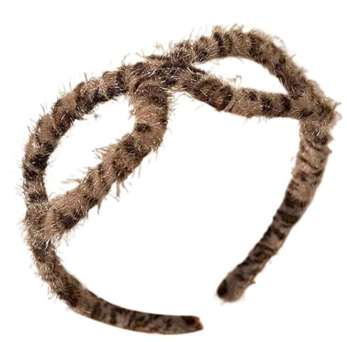 Bandeau imprimé léopard, en forme de lunettes, couvre-chef de maquillage tendance, 12 x 15 x 5 cm, tissu doux, design antidérapant, parfait pour le bain, le sport, le quotidien