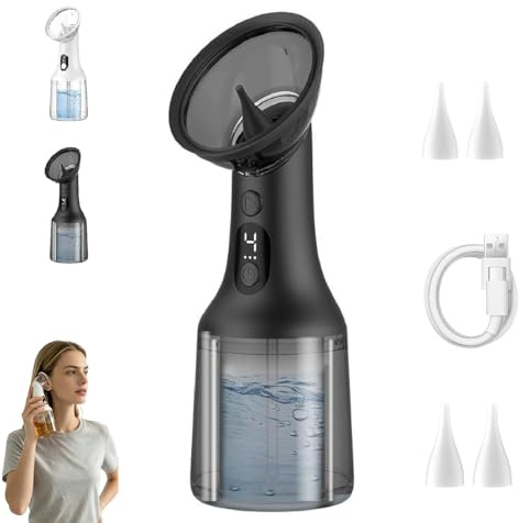 Verasoin Nettoyeur D'oreille Pro,2026 Nouveau Nettoyeur Oreille,Rechargeable Electric Water Jet Ear Cleaner With 4 Cleaning Modes (Noir)