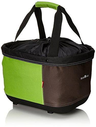 KLICKFix Alingo GT für Racktime Fahrradkorb, Grün-Braun, 24 x 41 x 29 cm, 20 l