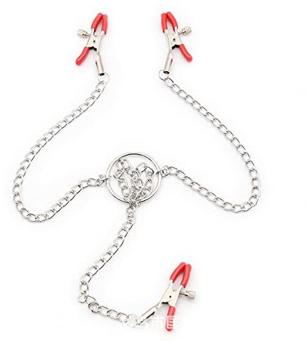 GAOSJX Three-headed red clip with chain easy to use long lasting durable waterproof