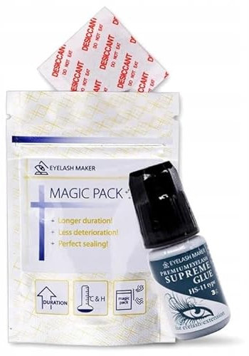 Eyelash Extension Glue for Volume and Individual Eyelashes Eyelash Adhesive Extra Strong Glue 6-7 Weeks Retention 1 sec drying