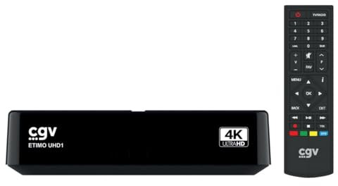 CGV Récepteur TNT UHD DVBT2 ETIMOUHD1 – Enregistreur et Lecteur Multimédia Haute Définition – Performance Optimale