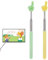 BOPRKTM 2 Piezas Telescópica Profesores Puntero Punteros Telescópicos para Maestros Mini Puntero Retráctil Puntero Extensible de Mano Punteros Presentaciones de Acero Inoxidable Puntero de Dedo