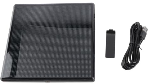 Cheotime LED Pixel Display, 32x32 Panel Programmerbar pixelkonstram med ritverktyg och digital klocka Bluetooth Smart LED -panel för skrivbordsdekor eller spelrum