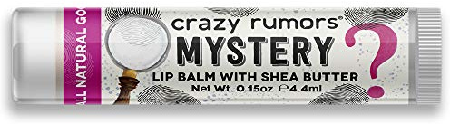 Crazy Rumors Mystery Flavour Shea Butter Soothing Lip Balm Stick for Dry Lips, 100% Natural and Vegan 4g