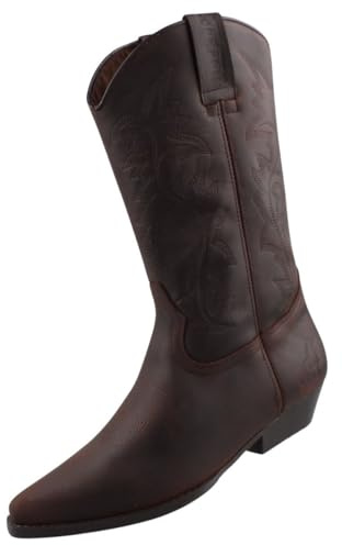 Dockers by Gerli 43BL001-410380 Uomo Stivali western, Marrone (Dark 380), 42 EU