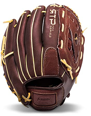 Franklin Sports Unisex Youth 12.5 Camel 12.5 BWN BBG REG, Right Hand Throw