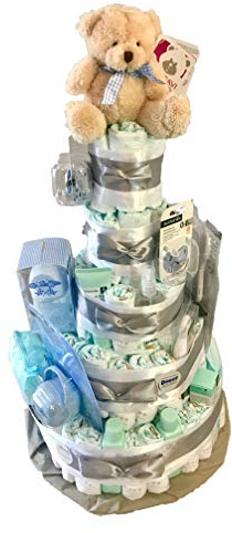Gâteau à couches DODOT Suavinex Magnum XXL gris-bleu (taille 2 (3-6 kg))