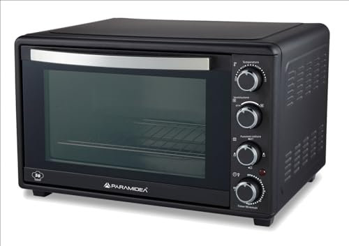 PYRAMIDEA Forno Elettrico Ventilato Fornetto con Capacità 50 Litri Potenza 2000W Colore Nero FOK5012