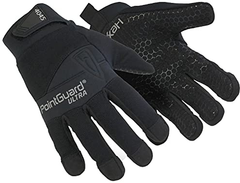 HexArmor PointGuard Ultra 4045 Polizei-Suchhandschuhe mit Nadel und Durchstoßfestigkeit, Größe 09