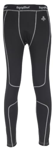 RefrigiWear Heavyweight Stretch Jersey Knit Base Layer Bottom, Black - Medium