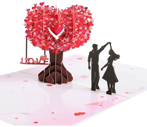 Valentines Card for Him Her Valentine's Day Anniversary Card for Husband Wife Girlfriend Boyfriend - Ideal for Christmas Valentines Cards -Fiancee Partner Greeting Cards for Loved One/Birthday Card