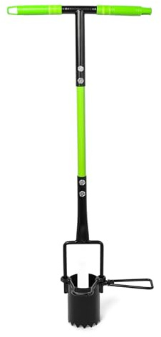 LLHCF Giardinaggio Bulbo Fioriera Fiori Fioriera Dispositivo Manico Ergonomico Strumento Multifunzionale Per Crocus Gladiolus Piantina Base seghettata Sod Cutter