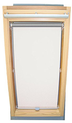 Easy-Shadow Hochwertiges Abdunkelungsrollo Rollo Thermo weiss für Velux DKL/RHL-EP GGL,GPL,GHL,GTL,GXL,GDL 406 ALU // Maßanfertigung