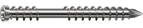 SPAX Tornillo de terraza, rosca de fijación, culata, T-STAR plus, punta CUT, acero inoxidable A2