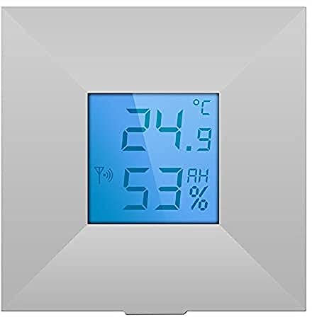 Lupus Electronics Temperatursensor mit Display für die XT Smarthome Alarmanlagen, nicht kompatibel mit der XT1, das Display zeigt Temperatur und Luftfeuchte, ermöglicht temperaturgesteurertes Schalten, Automation, 12049, Weiß
