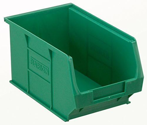 Topstore TC3 Storage Bins - Pack of 10 - H132mm x W150 x D240 mm - choice of colours (Green)