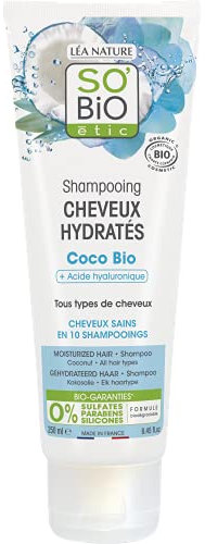 SO'BIO ÉTIC Shampooing Cheveux Hydratés Coco/Acide Hyaluronique
