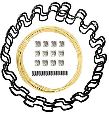 YLM1991 70cm 9 Gauge Zig Zag Upholstery Sofa Spring Replacement Kit With Clips,Stay Wires UPHOLSTERY SUPPLIES