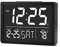 SZELAM Alarm Clock, Digital Clock,5.5 Larger Display LED Electric Digital Clock,6 Brightness Levels,Volume Adjustable,Date Temperature Display Table Clock for Bedside Desk Bedroom