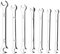 Larcele 7 PCS Mini Wrench Set Metric 3mm-5.5mm Double Open End Spanner MNBS-07