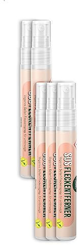 ecoPhil SOS Fleckenentferner für Kleidung | Sofortwirkung | Optimal für den Alltag oder Unterwegs | Gegen Blut - Rotwein - Fett - Kaffee - Make-up - Tinte - Saucen & mehr | Vegan-Zertifiziert | 5x9ml