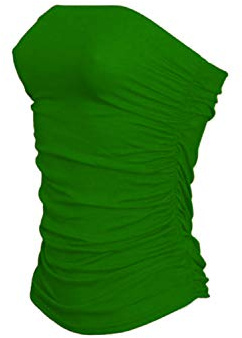 ZEE FASHION NEW Ladies Women Boobtube Bandeau Ruched TOP Vest Crop Bra TOP Bralet Plus Size UK 8-24