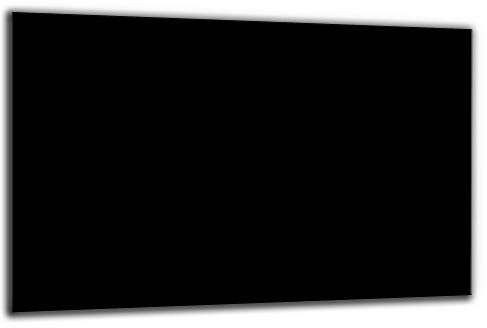 Funkenschutzplatte Glas Kaminofen Schwarz 80 cm Kamin Platte Bodenplatte Glasplatte für Grill Unterlegplatte Glas für Feuerstelle