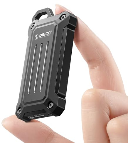 ORICO 2TB Portable SSD bis zu 2000MB/s USB 3.2 Gen 2x2 Externes Solid State Drive, Zinklegierungsdesign, Wasser- und Staubresistenz für Outdoor-Profis, Fotografie, PSSD - MINI20