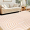 Homcomodar Ultradünner Teppich Wohnzimmer rutschfest Großer Teppiche Waschbar Moderne Teppiche Weiche Kurzflor Teppich Schlafzimmer für Küche Esszimmer Kinderzimmer(Orange,160x230cm)