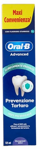 Oral-B Avancerad tandkräm Förebyggande tandsten med aktiva mikrogranuler, extra friskhet. 125 ml