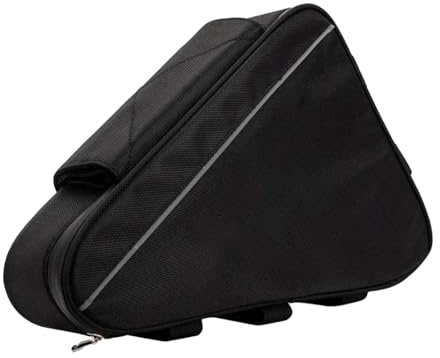Sac de cadre pour vélo | Sac de rangement en nylon imperméable pour vélo – Sac de rangement léger, polyvalent et réutilisable pour les sorties à vélo