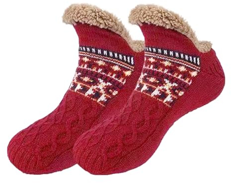 Calentadores de pies calefactables por USB, zapatillas de estar por casa, cálidas de felpa, botas de calefacción eléctricas, zapatos de felpa, zapatos de invierno, botas para mujer y hombre (rojo)