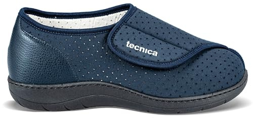 EXTRO STYLE - Scarpe Ortopediche Donna e Uomo, Tecnica 3M, Per Alluce Valgo e Dolori Articolari, Scarpe Traspiranti Antiscivolo con Tomaia in Cotone Microforato, Plantare Estraibile, Blu, Taglia 35